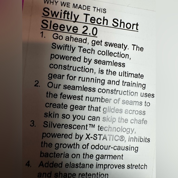 lululemon athletica Magenta swifly tech Short Sleeve Tee - Picture 3 of 6